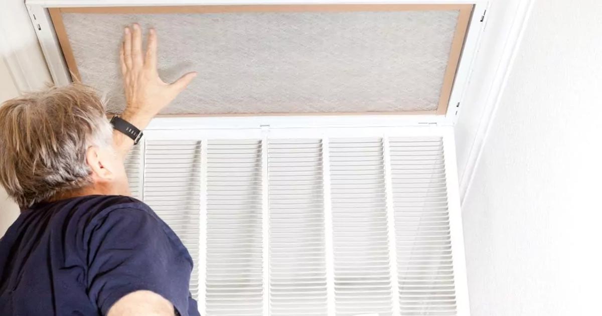 which way does air filter go in hvac